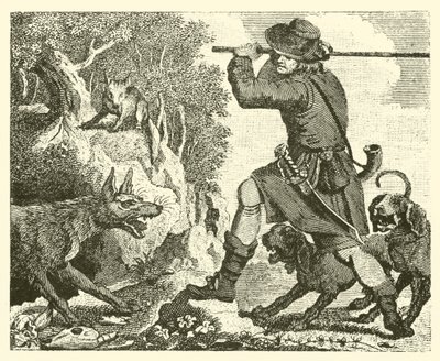 Der Fuchs und der Wolf von English School