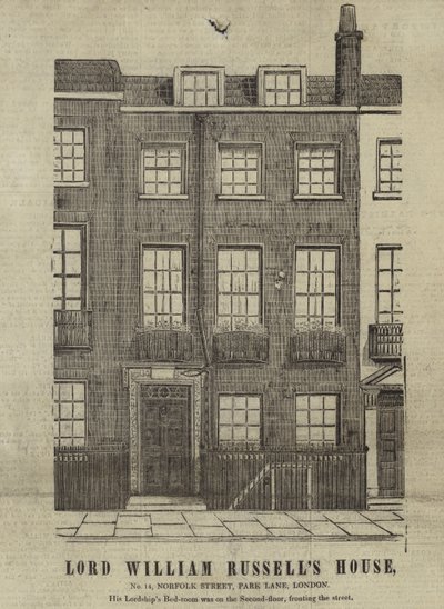 Das Zuhause von Lord William Russell von English School