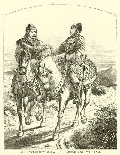 Das Treffen zwischen Harold und Wilhelm von English School