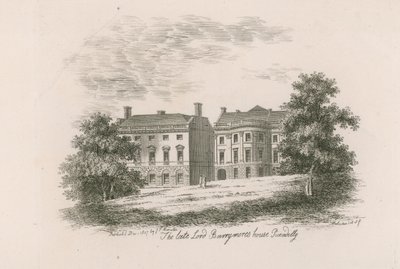 Das Haus des verstorbenen Lord Barrymore, Piccadilly, London von English School