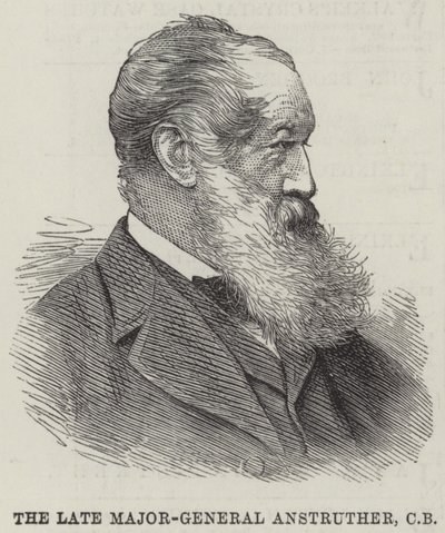 Der verstorbene Generalmajor Anstruther, CB von English School