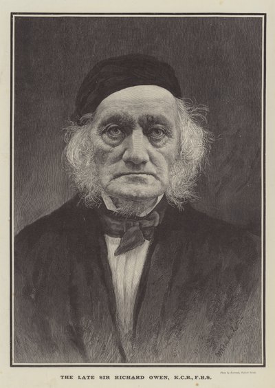 Der verstorbene Sir Richard Owen, KCB, FRS von English School