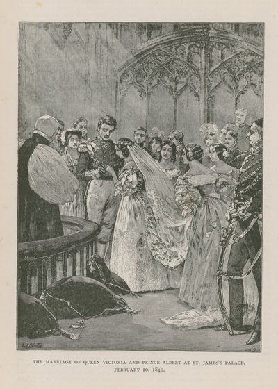 Die Hochzeit von Königin Victoria und Prinz Albert von English School