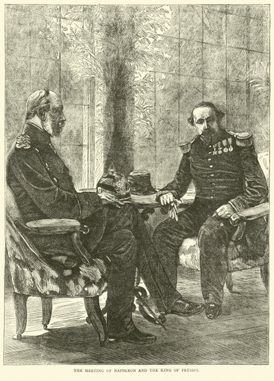 Das Treffen von Napoleon und dem König von Preußen, September 1870 von English School