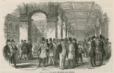 Der Kaufmannsgang (südwestlicher Winkel), Royal Exchange von English School