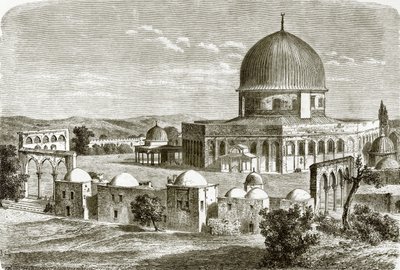 Die Moschee von Omar - Standort des Tempels in Jerusalem von English School