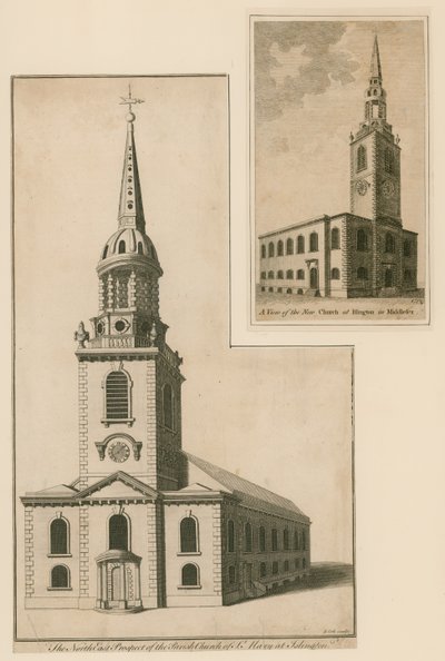 Die neue Kirche, St. Marys, Islington von English School