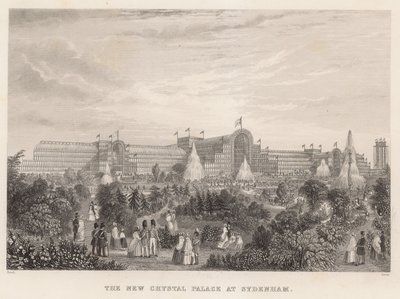 Der neue Crystal Palace in Sydenham von English School