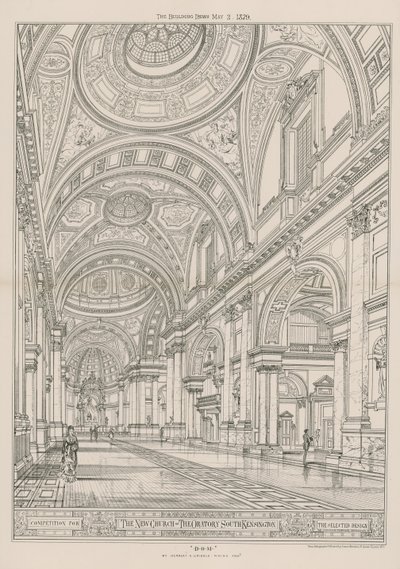 Die neue Kirche des Oratoriums von English School