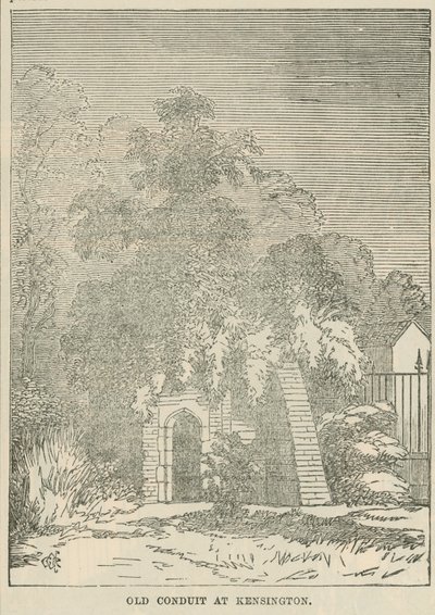 Der alte Wasserkanal in Kensington von English School