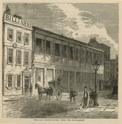 Der alte Tennisplatz von English School