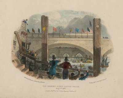 Die Eröffnung der neuen London Bridge von English School