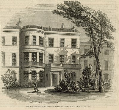 Wohnsitz von Sir Robert Peel von English School