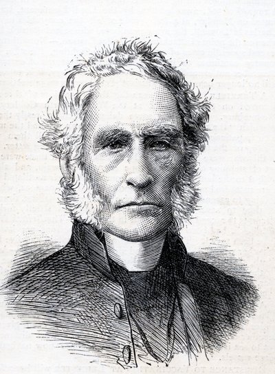 Der rechte ehrwürdige Alfred Ollivant (1798-1882) Illustration aus The Graphic, 13. Januar 1883 von English School