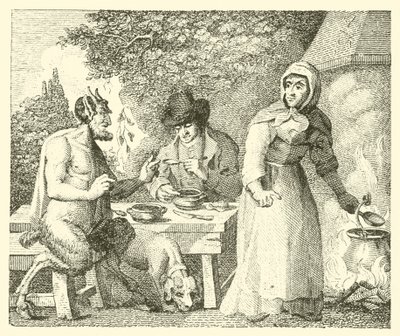 Der Satyr und der Reisende von English School