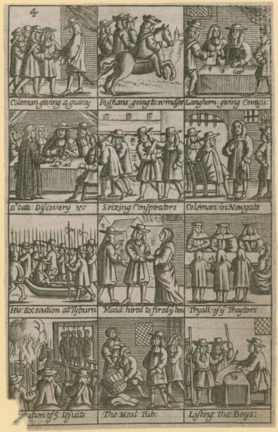 Die Geschichte von Edward Coleman, wegen Hochverrats am 27. November 1678 verurteilt von English School