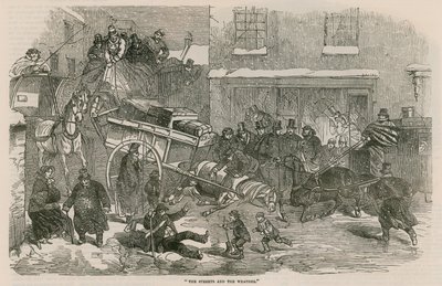 Die Straßen und das Wetter von English School