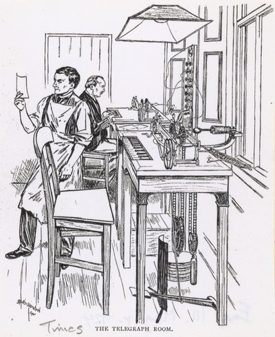 Der Telegraphenraum von English School