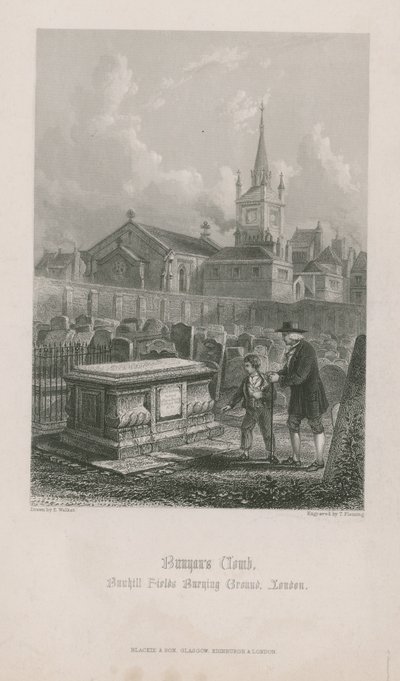 Das Grab von John Bunyan von English School