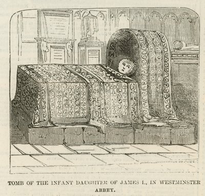 Das Grab der Tochter von James I von English School