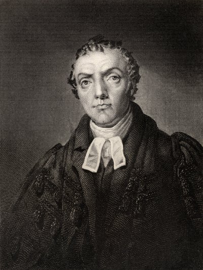 Thomas Chalmers, aus The National Portrait Gallery, Band II, veröffentlicht ca. 1820 von English School