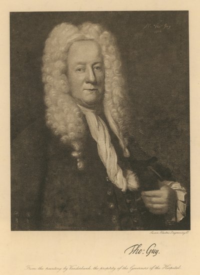 Thomas Guy, nach dem Gemälde von John Vanderbank von English School