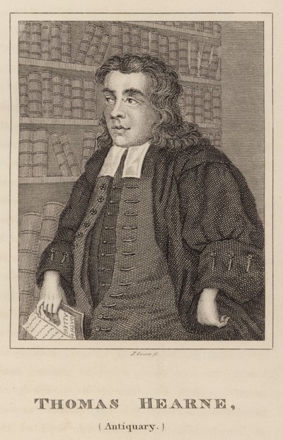 Thomas Hearne, Antiquar von English School