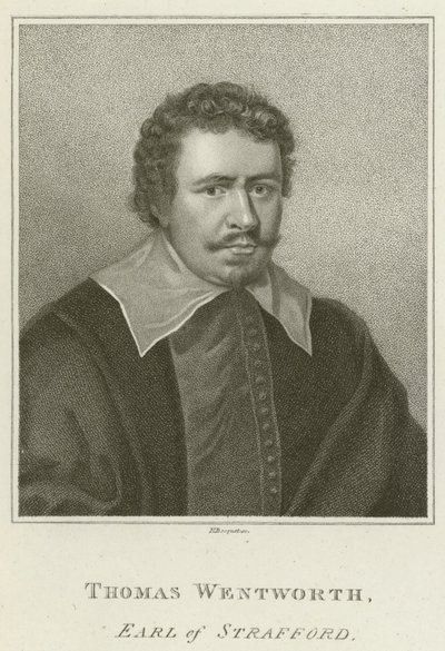 Thomas Wentworth, Earl of Strafford (Gravur) von English School