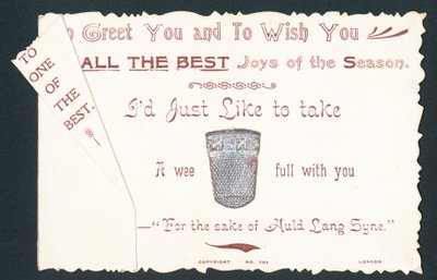 An einen der Besten - Weihnachtskarte von English School