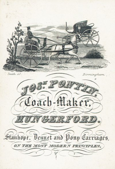 Handelskarte, Joseph Pontin von English School