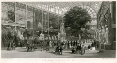 Transept Blick nach Norden, Große Ausstellung, 1851 von English School