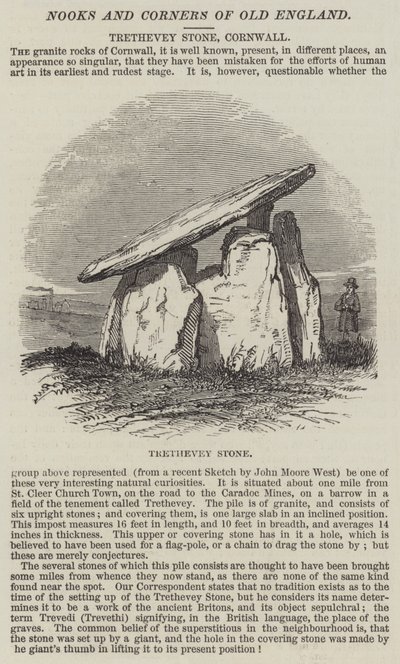 Trethevey-Stein, Cornwall von English School