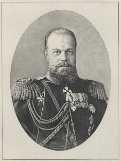 Zar Alexander III. von Russland von English School