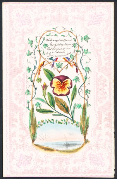Valentinstags-Grußkarte von English School