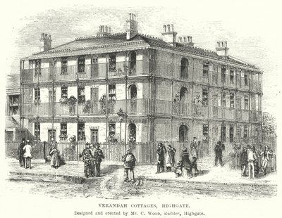 Verandah Cottages, Highgate von English School