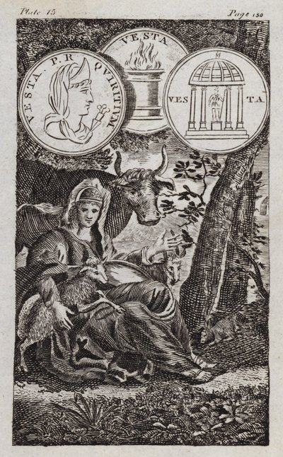Vesta (Gravur) von English School