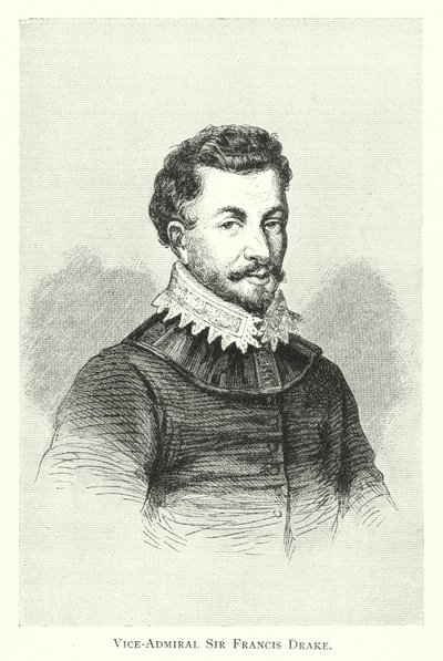 Vizeadmiral Sir Francis Drake von English School