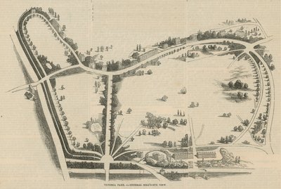 Victoria Park, Vogelperspektive von English School