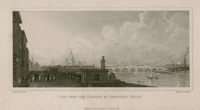 Blick von der Terrasse des Somerset House von English School