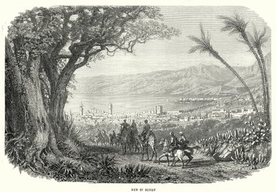 Ansicht von Beirut von English School