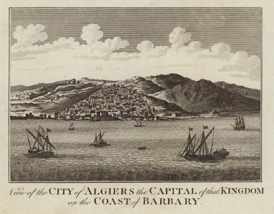 Ansicht der Stadt Algier, der Hauptstadt dieses Königreichs an der Küste von Barbary von English School