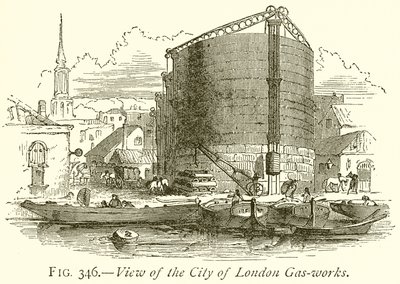 Ansicht der Stadtwerke von London von English School