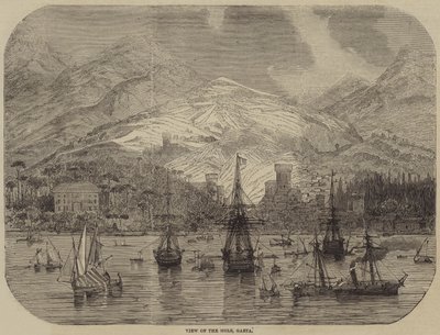 Ansicht des Moles, Gaeta von English School