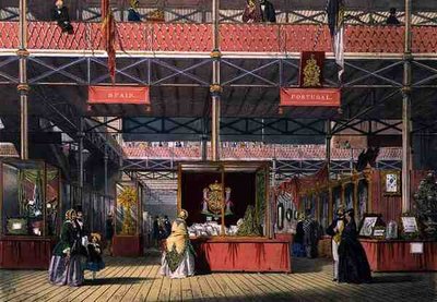 Ansicht der Spanien- und Portugal-Abteilungen der Großen Ausstellung von 1851, aus 
