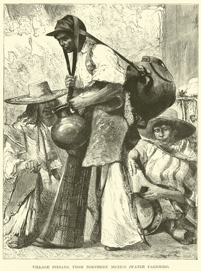 Dorf-Indianer aus Nordmexiko, Wasserträger von English School