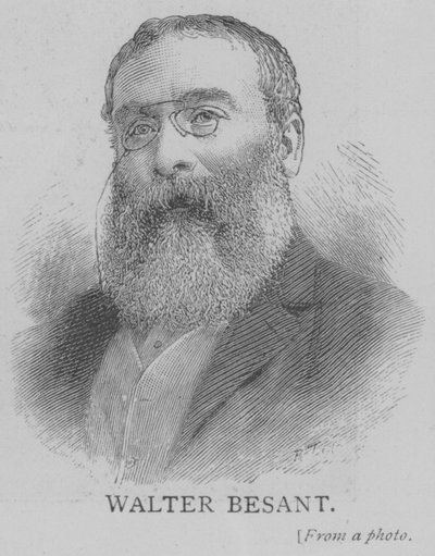 Walter Besant (Gravur) von English School