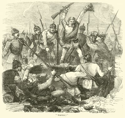 Wasser!, Januar 1871 von English School