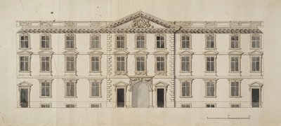 Westfassade des vorgeschlagenen neuen Gebäudes für das Garden Quadrangle am New College von English School
