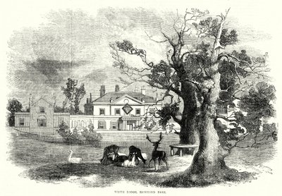 White Lodge, Richmond Park (Stich) von English School