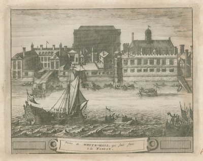 Whitehall vom Fluss Thames von English School